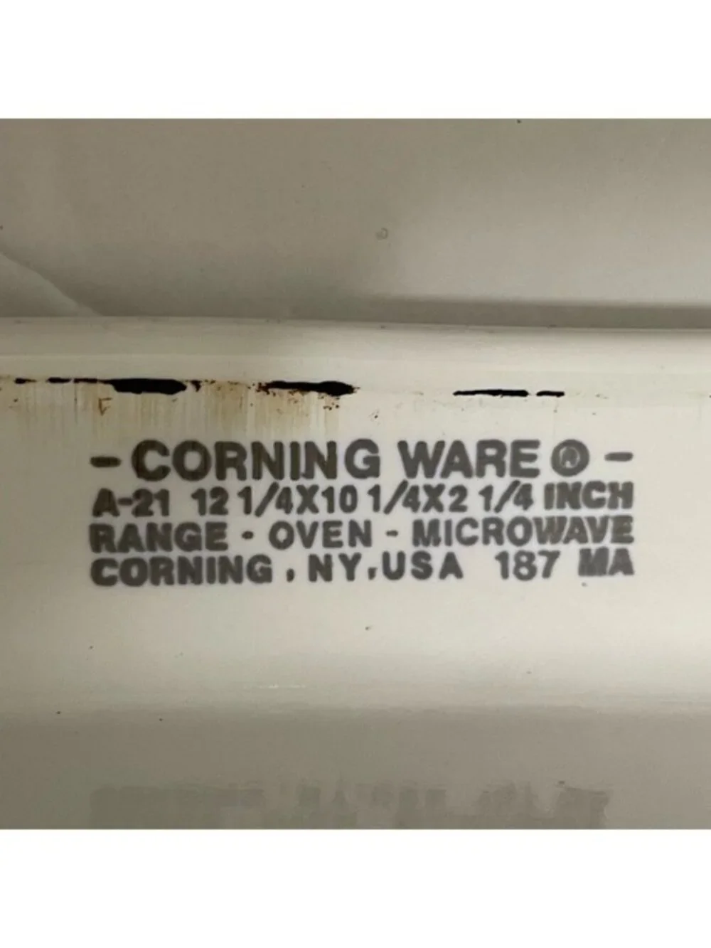 Vintage Corning Ware “Pastel Bouquet” A-21 Rectangular Baking Dish  – USA